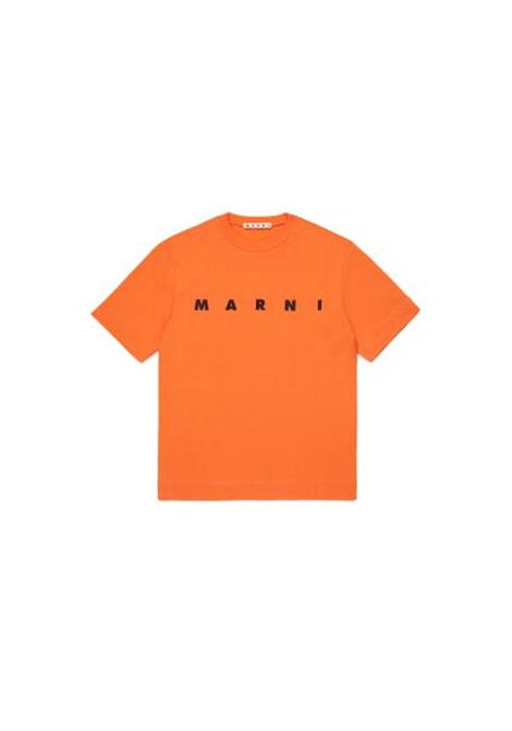 T-shirt con logo MARNI KIDS | M002MV M00RF0M436